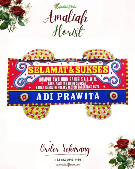 Papan Bunga Ucapan Selamat Tukdana